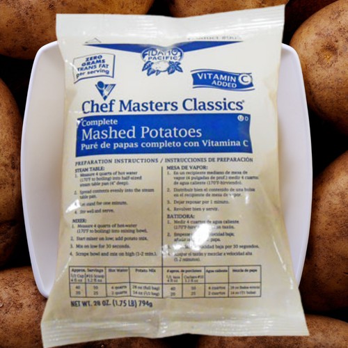Chef Master Classics Complete Low Sodium Mashed Potatoes Vitamin C Added