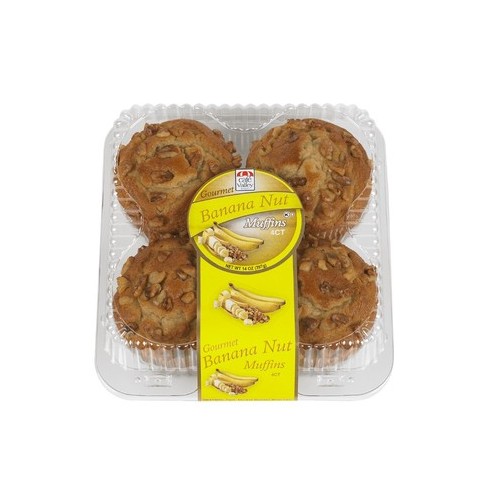 CAFE VALLEY BANANA NUT MUFFIN 4CT