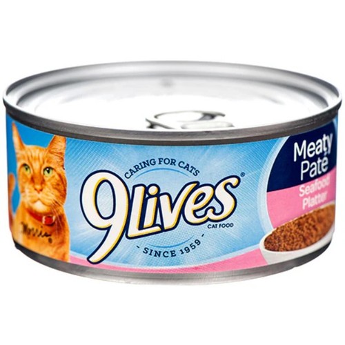 9 Lives Meaty Pate Seafood Platter