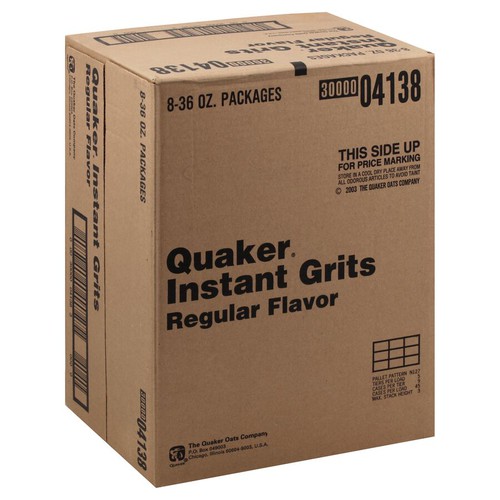 Quaker Instant Grits Original, Super Family Size, 36oz Box