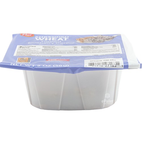 Blueberry Shredded Wheat Cereal Single Serving Bowl