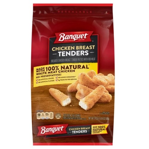 BANQUET CHICKEN BREAST TENDER BAG