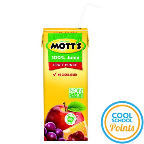 Mott's 100% Fruit Punch, 6.75oz Box