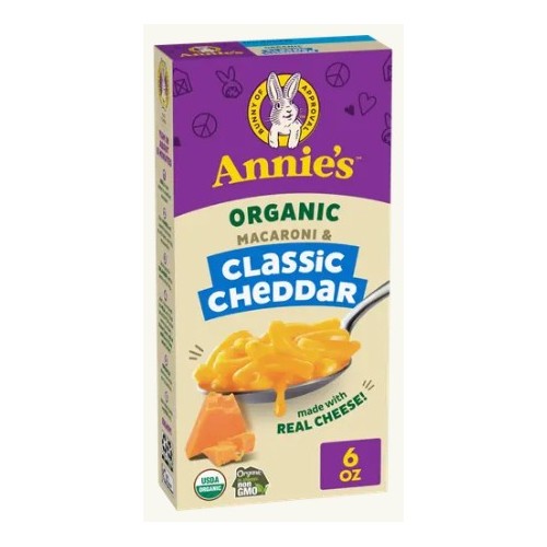 Organic Macaroni & Cheese, Mild Cheddar, 6 oz