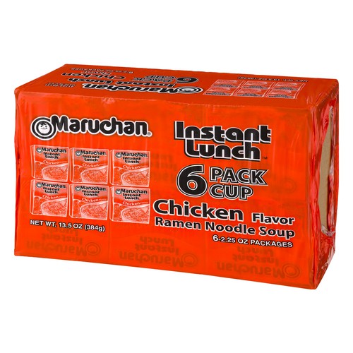 Maruchan Instant Chicken Flavor Ramen Noodle Soup 6-2.25 oz. Box
