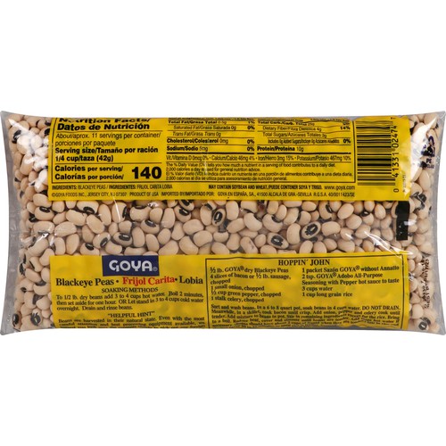 Goya Blackeye Peas 1 lb