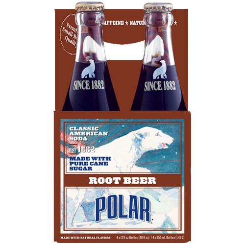 Polar Classic Root Beer Soda 12 oz