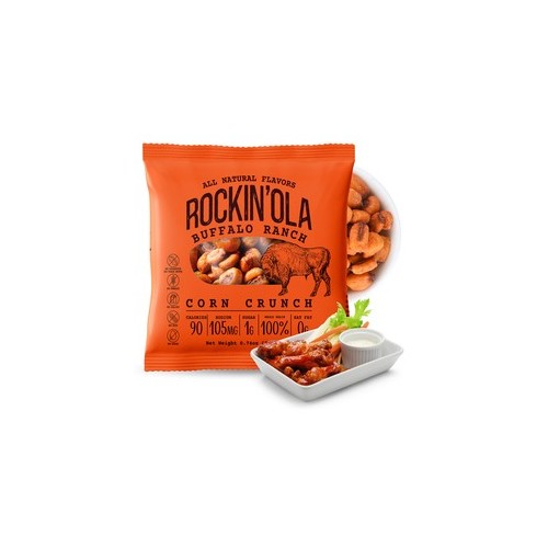 Rockin'Ola Buffalo Ranch Corn Crunch, 250/.74oz IW Pouch