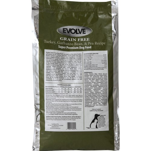 evolve turkey garbanzo bean and pea