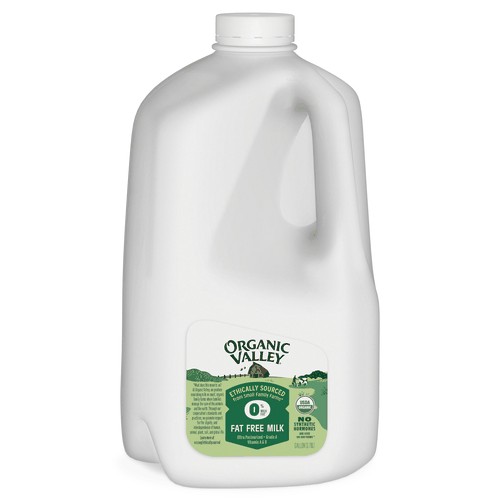 Organic Ultra Pasteurized (UHT) Fat Free Skim Milk, Gallon