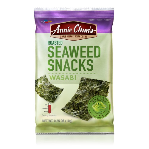 Wasabi Seaweed Snack 0.35Ozx12