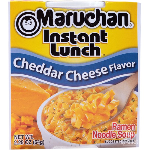 388: Maruchan Instant Lunch Cheddar Cheese Flavor Ramen Noodles - THE RAMEN  RATER