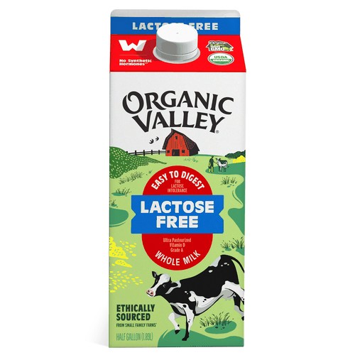 Organic Lactose Free Whole Milk, 64oz