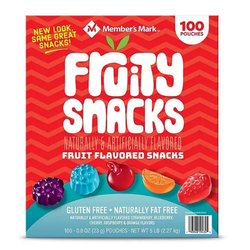 Member's Mark Fruity Snacks Individually Wrapped 100ct