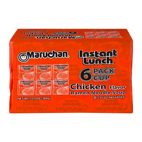 Maruchan Instant Chicken Flavor Ramen Noodle Soup 6-2.25 oz. Box