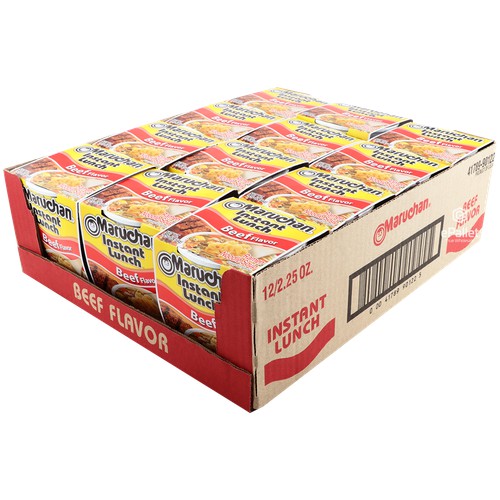 Maruchan Instant Beef Flavor Ramen Noodle Soup 2.25 oz. Cup