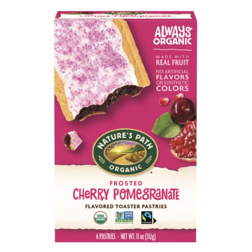 Organic Cherry Pomegranate Frosted Toaster Pastries 11oz