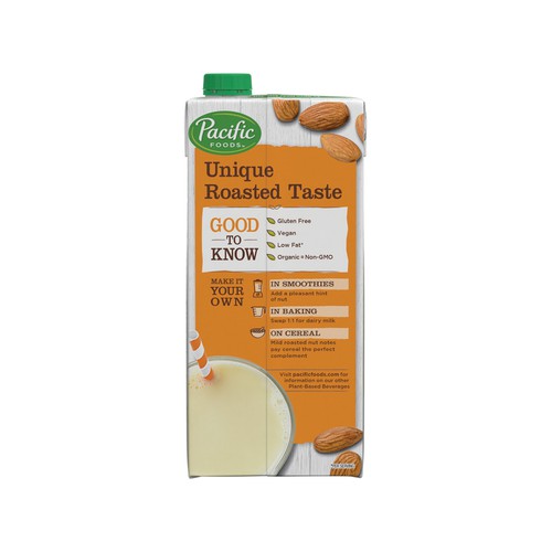 Pacific Foods Organic Almond Original Plant-Based Beverage, 32oz
