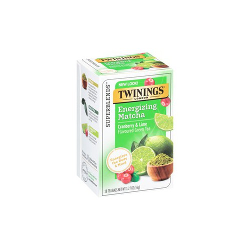 Energizing Matcha Cranberry & Lime Green Tea