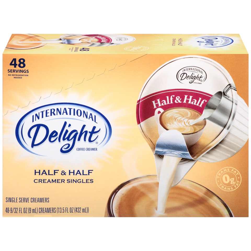 International Delight International Delight Half Half Coffee Creamer 48 0 28 Fl Oz Cups Epallet