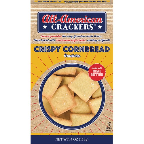 Crispy Cornbread Crackers