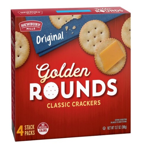 Newbury Mills Golden Rounds Crackers