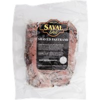 SAVAL Pastrami Brisket Shaved 6 2 Lb EPallet