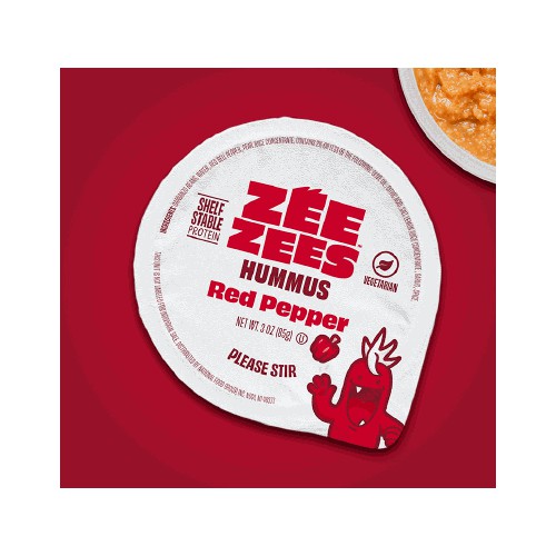 Zee Zees Hummus Cup, Roasted Red Pepper, 3 oz