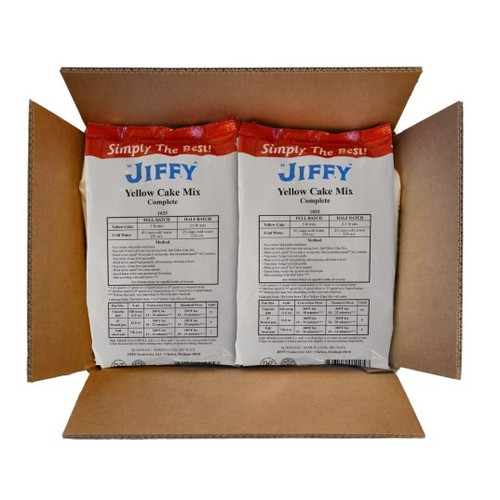 JIFFY Yellow Cake Mix Complete, 6/5lb Bag
