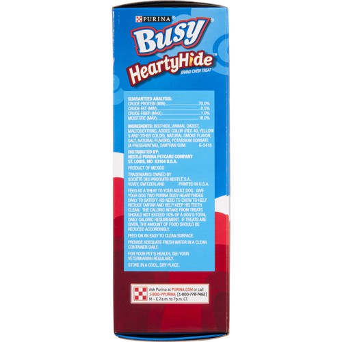 purina busy heartyhide chew treats