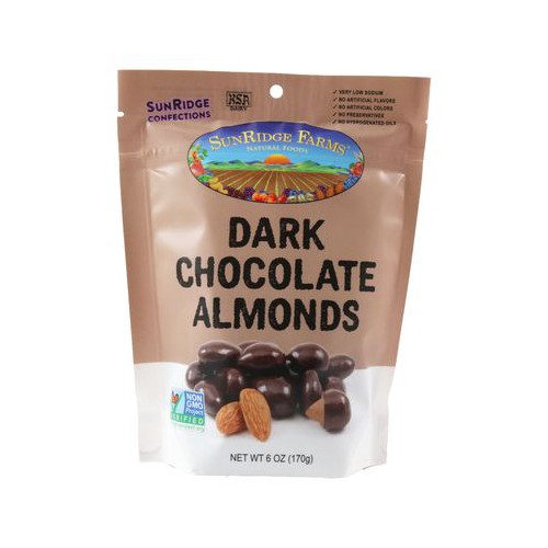 Chocolate Almonds, Dark NonGMO Verified