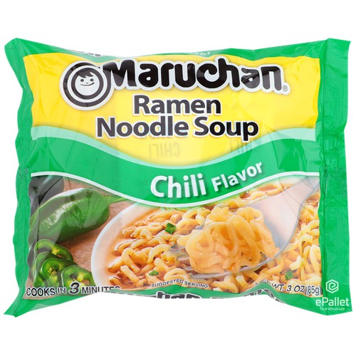 Maruchan Chili Flavor Ramen Noodle Soup - 3 oz. Bag