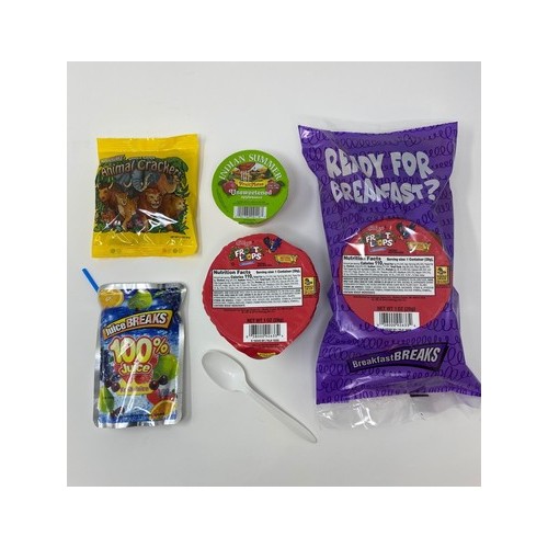 Breakfast Kit Reduced Sugar Froot Loops w/ 1 Cup of Fruit, WG