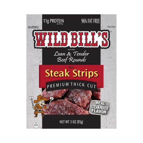 Wild Bill's Original Beef Steak Strips, 3oz