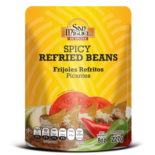 SPICY REFRIED BEANS POUCH