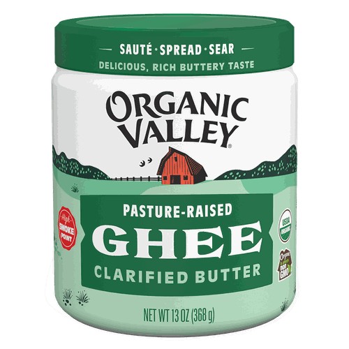 Organic Butter Ghee Clarified Butter, 13oz