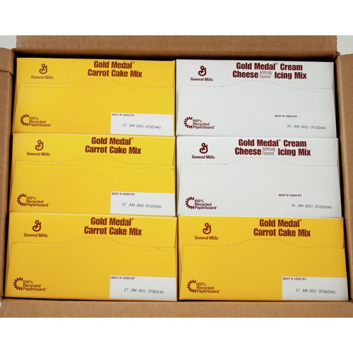 Cake Mix 5 lb Carrot Cake & Cream Cheese Icing Mix Zero Trans-Fat