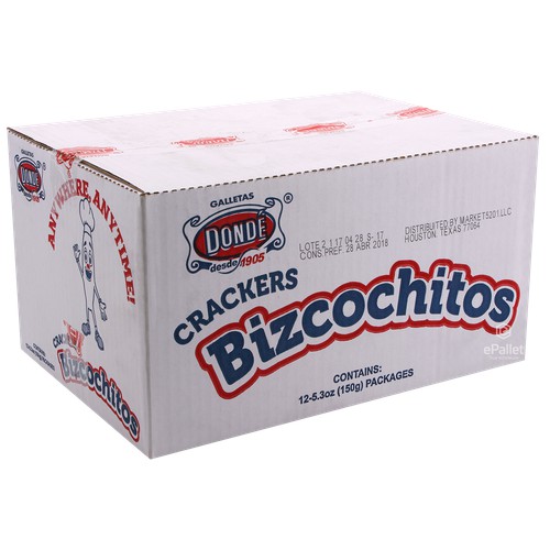 "Donde" Bizcochitos  5.29 oz   (150 grs)