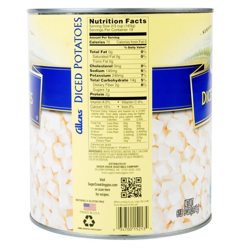 Diced Potatoes