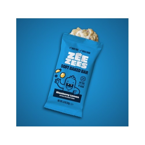 Zee Zees Soft Baked Bar, Blueberry Lemon, WG IW 1.3 oz