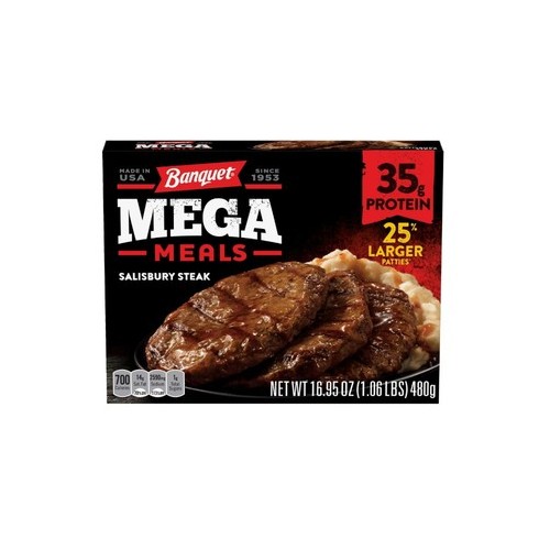 BANQUET MEGA MEAL SALISBURY STEAK