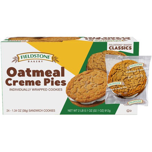 1.34oz Fieldstone Oatmeal Creme Pies