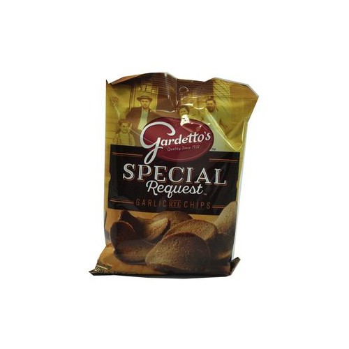 Gardetto's 4.75 oz Rye Chips Roasted Garlic 6 ct