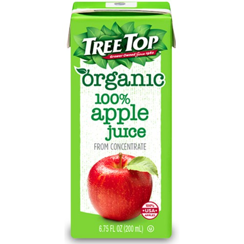 Tree Top Organic Apple Juice 40/6.75 oz