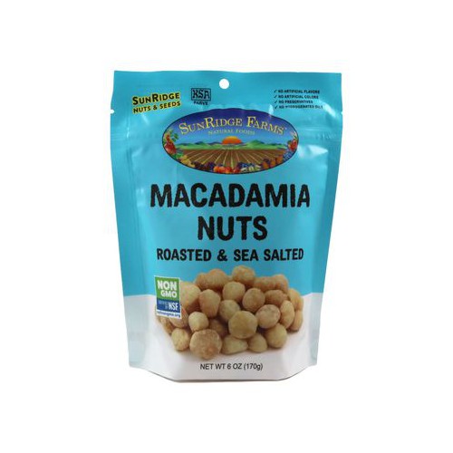 Macadamias, Dry Roasted & Salted NonGMO Certified