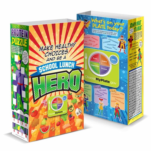 Super Sack Paper Bags - School Lunch Hero, 250ct