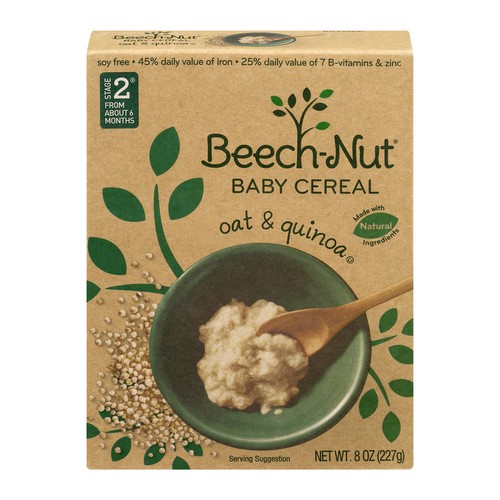 oat and quinoa baby cereal