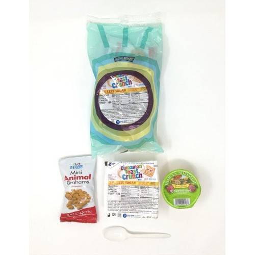 Breakfast Kit Reduced Sugar Cinnamon Toast Crunch, WG, with Applesauce