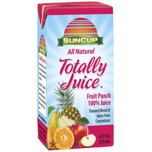 Fruit Punch 100% Shelf Stable Juice Box, 40/4.23oz