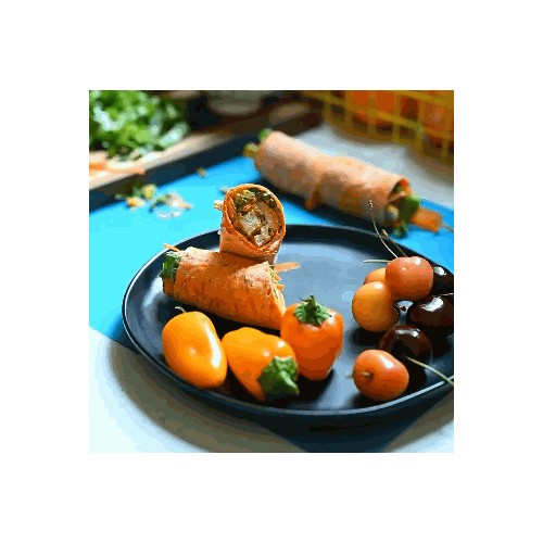 Roasted Red Pepper Lavash Wrap 8" x 10", Clean-Label